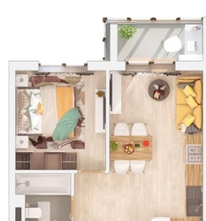 Квартира у ЖК Таіровсьські Сади фото 4 Квартира у ЖК Таіровсьські Сади фото 4