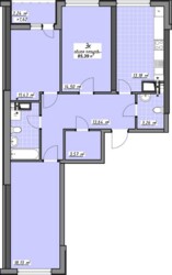 Продам 3 кімнатну квартиру з ремонтом в ЖК Одеські традиції на Глушка фото 2 Продам 3 кімнатну квартиру з ремонтом в ЖК Одеські традиції на Глушка фото 2