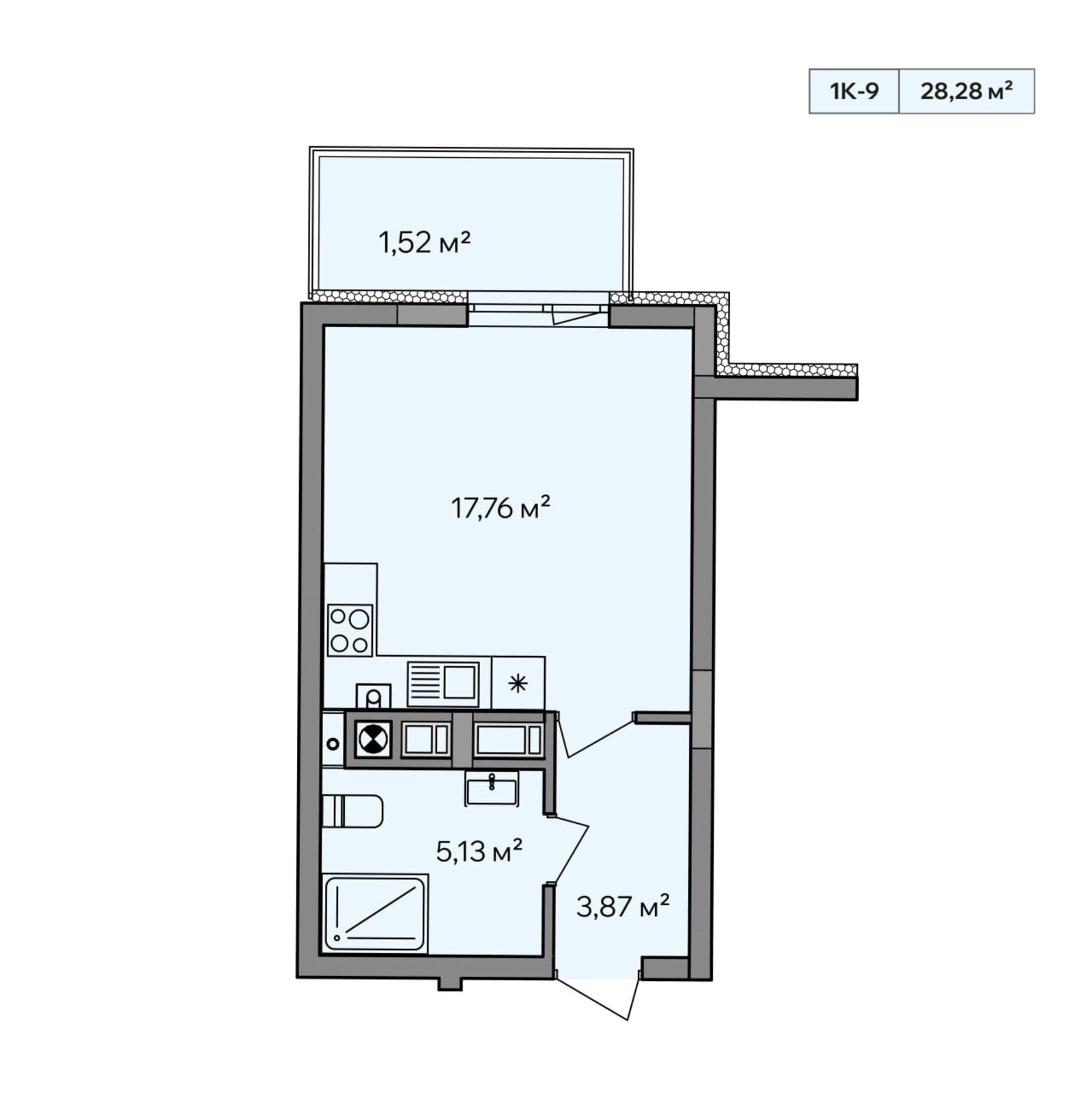 Продаж 1 кімнатної квартри. Ужгород. фото 1 Продаж 1 кімнатної квартри. Ужгород. фото 1