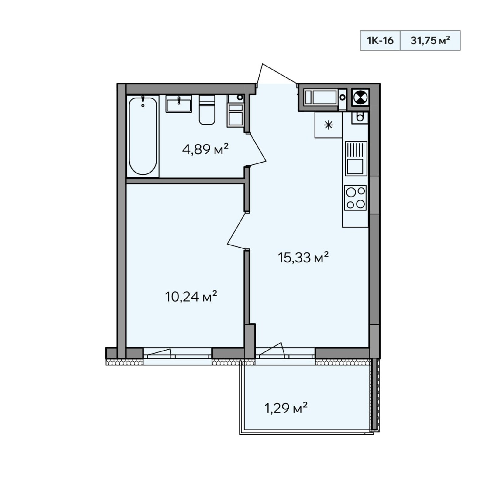Продаж 1 кімнатної квартри. Ужгород. фото 1 Продаж 1 кімнатної квартри. Ужгород. фото 1