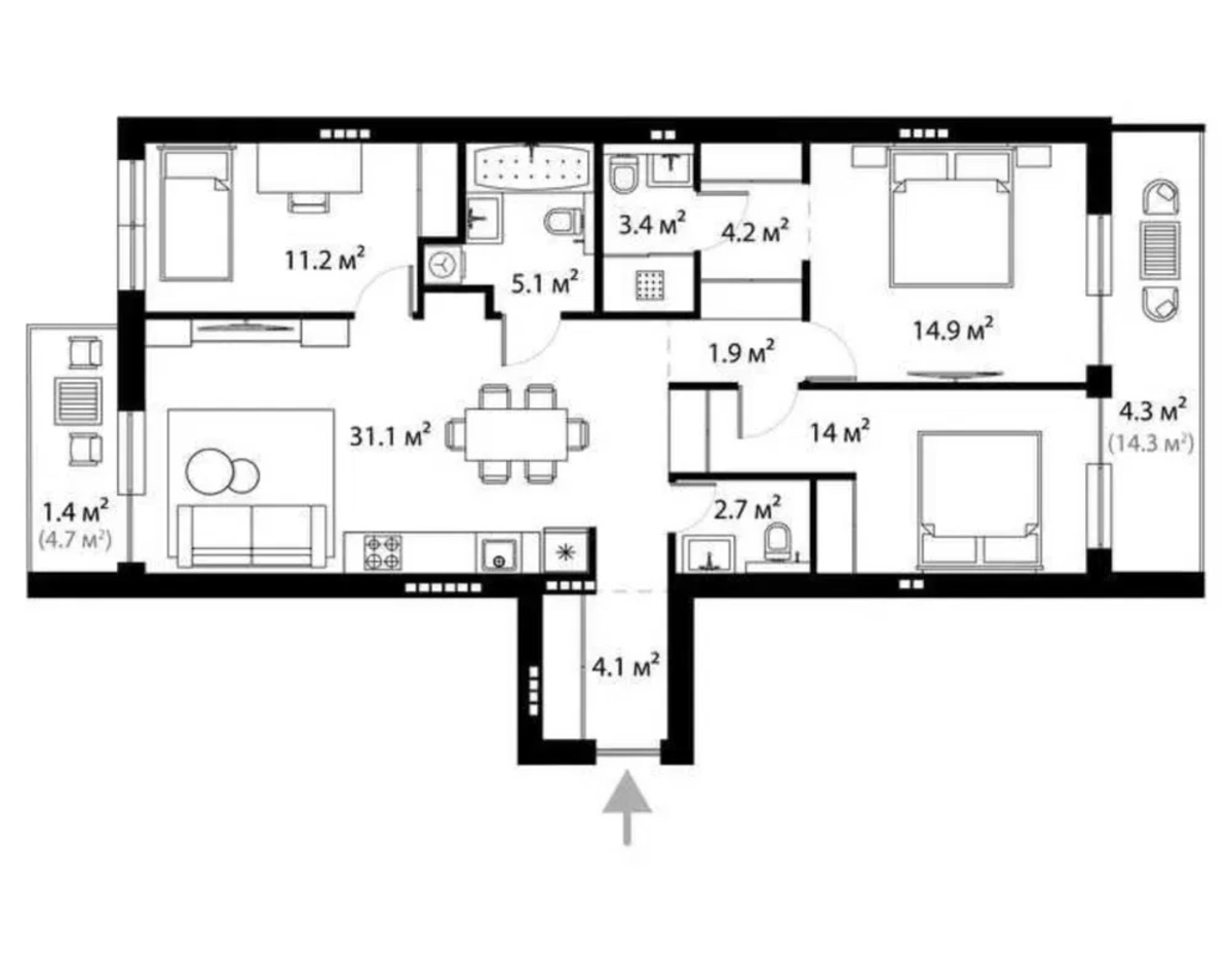 Продається квартира Закарпатська, Ужгород, Токіо, Легоцького, 80 фото 1 Продається квартира Закарпатська, Ужгород, Токіо, Легоцького, 80 фото 1