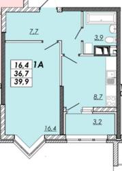 ТОП ЦЕНА! 1-комнатна квартира в ЖК Реал Парк! фото 4 ТОП ЦЕНА! 1-комнатна квартира в ЖК Реал Парк! фото 4