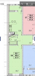 1-комнатная квартира в ЖК «Прохоровский квартал» фото 3 1-комнатная квартира в ЖК «Прохоровский квартал» фото 3