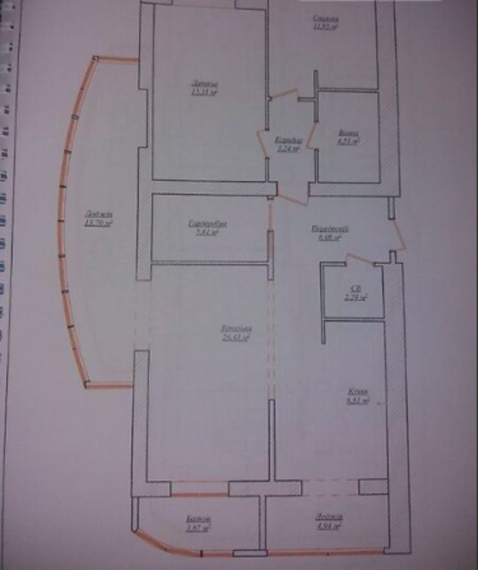 Продаж 3 кімнатної квартири, Центр фото 1 Продаж 3 кімнатної квартири, Центр фото 1