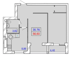 Продаж двокімнатної квартири у новобудові! фото 3 Продаж двокімнатної квартири у новобудові! фото 3