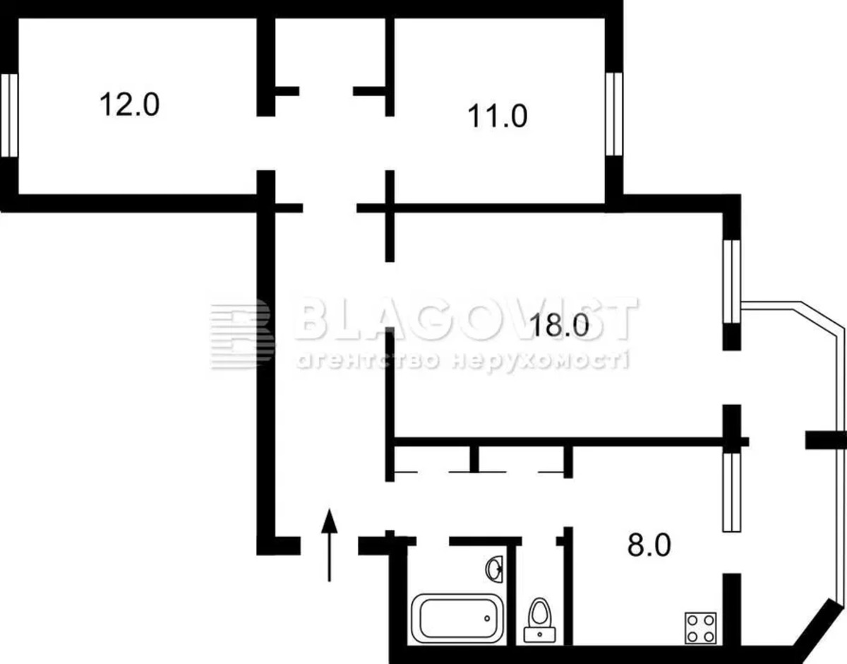 Продається квартира Василя Стуса вул., 9, Київ, Святошинський, Академмістечко, м. Академмістечко фото 1 Продається квартира Василя Стуса вул., 9, Київ, Святошинський, Академмістечко, м. Академмістечко фото 1