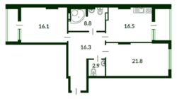 Продається квартира Київ, Голосіївський, Самійла Кішки вул. (Маршала Конєва), 10/1, м. Іподром фото 6 Продається квартира Київ, Голосіївський, Самійла Кішки вул. (Маршала Конєва), 10/1, м. Іподром фото 6