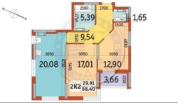 Жк Отрада 2к квартира 70кв Відрадний фото 2 Жк Отрада 2к квартира 70кв Відрадний фото 2