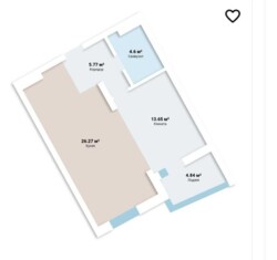 ВИДОВА, 1 кімнатна в Русанівська Гавань, фото 8 ВИДОВА, 1 кімнатна в Русанівська Гавань, фото 8