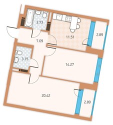 �������� 2-� ������� �� Twin House ���� 3