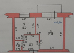 Продам 2 комнатную квартиру в центре города Черноморск. фото 17 Продам 2 комнатную квартиру в центре города Черноморск. фото 17