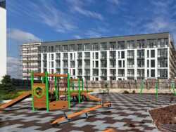 ЖК Еко-Дім на Надійній фасад будинку сучасний фасад ЖК Еко-Дім на Надійній у Львові