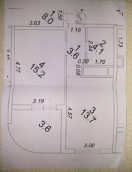 KADORR ��������, 68 ���������, 1-��������� 40,2 �², ������ ���� 5