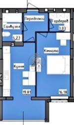 ������ 1-������� �������� � �� R2 Residence, ���. ��������� ���� 17