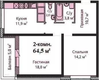 Двокімнатна квартира в ЖК Скай Сіті фото 1 Двокімнатна квартира в ЖК Скай Сіті фото 1