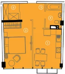 1-���. ��������, 44 ��.�, 12/21, �� ���������� �����. ���� �� ���� � 7 �������� ������. ���� 12