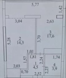 1-кімнатна квартира ЖК Акварель 3 фото 8 1-кімнатна квартира ЖК Акварель 3 фото 8