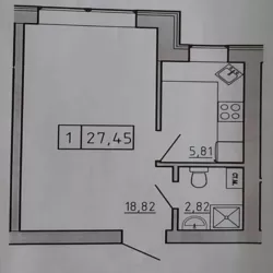 1 кімн. квартира, новий, цегляний 5-ти поверховий будинок ЖК 'КЕКС', закрита триторія, 2-к конт АГВ, ремонт фото 1 1 кімн. квартира, новий, цегляний 5-ти поверховий будинок ЖК 'КЕКС', закрита триторія, 2-к конт АГВ, ремонт фото 1