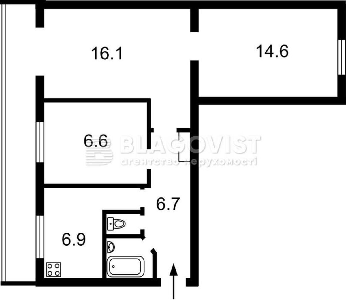 3-кімнатна квартира Київ Дніпровський район - фото 11