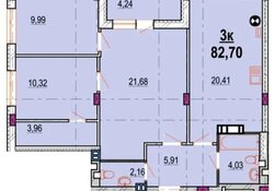 Продаж 3-кімнатної квартири в ЖК 'Родинний Маєток' фото 7 Продаж 3-кімнатної квартири в ЖК 'Родинний Маєток' фото 7