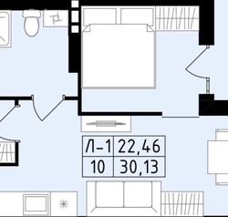 Продам однокімнатну квартиру в ЖК 'Family comfort' фото 11 Продам однокімнатну квартиру в ЖК 'Family comfort' фото 11