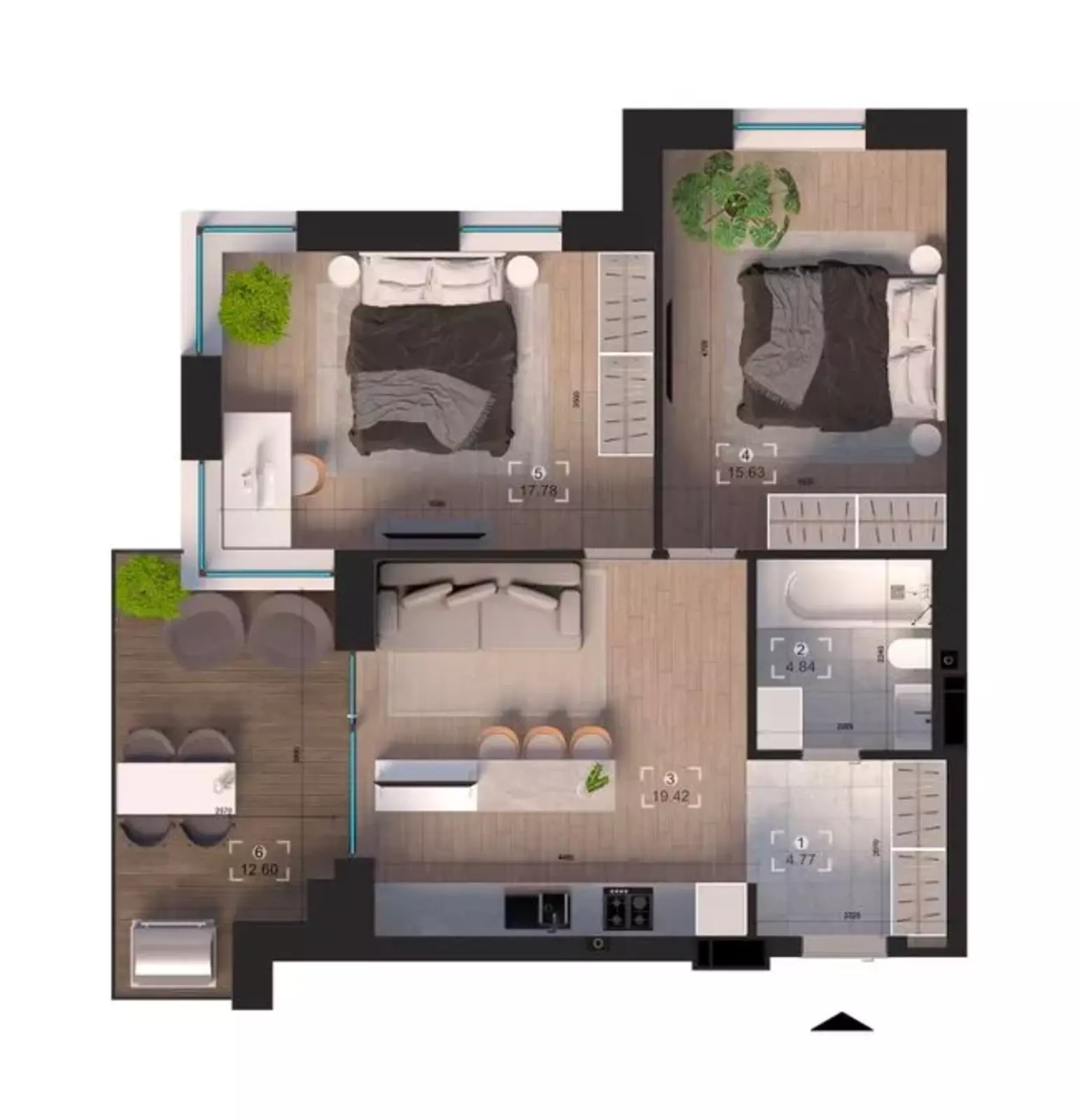 Продаж 2-кімнатної квартири, ЖК Park City фото 1 Продаж 2-кімнатної квартири, ЖК Park City фото 1