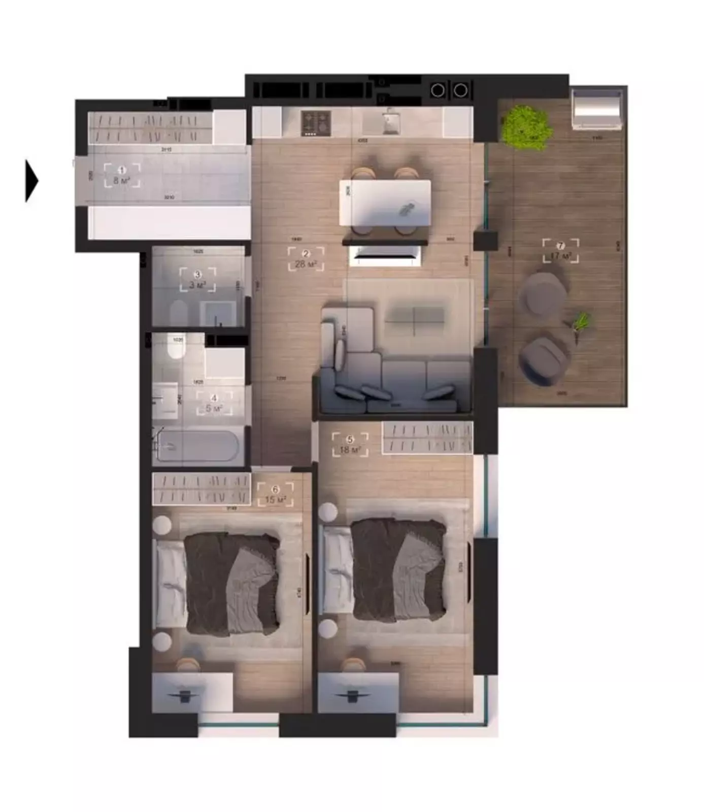 Продаж 3-ної квартири, ЖК Park City фото 1 Продаж 3-ної квартири, ЖК Park City фото 1