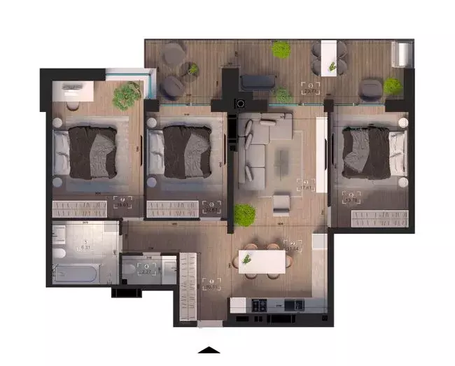 Продаж 3-ної квартири, ЖК Park City фото 1 Продаж 3-ної квартири, ЖК Park City фото 1