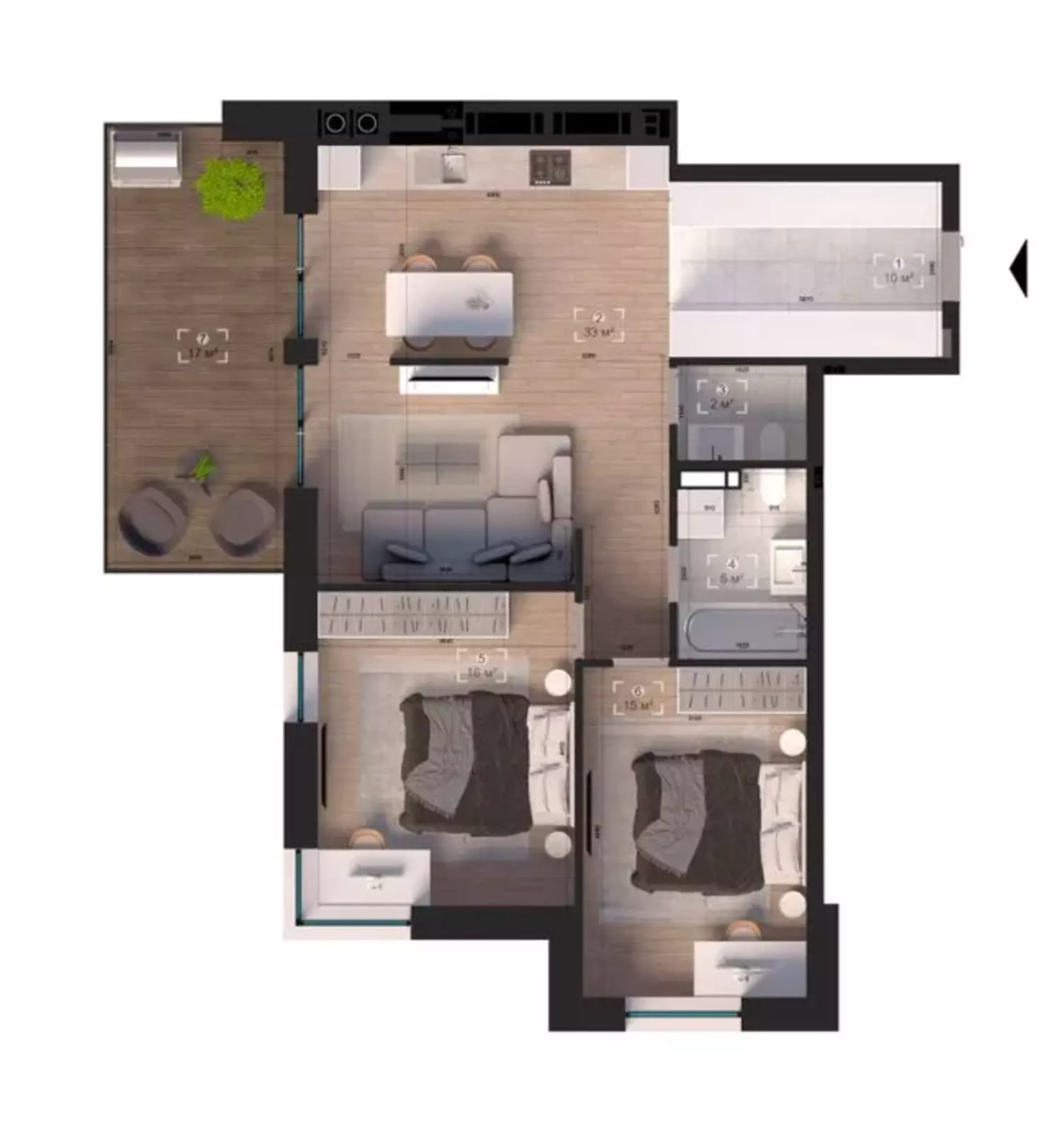 Продаж 2-ної квартири, ЖК Park City фото 1 Продаж 2-ної квартири, ЖК Park City фото 1