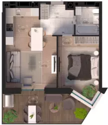 Продаж 1-ної квартири, ЖК Park City фото 1 Продаж 1-ної квартири, ЖК Park City фото 1