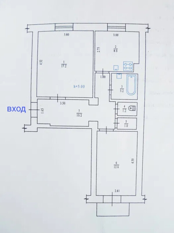 Продажа 2-х комнатной в Центре код №212035297 фото 1 Продажа 2-х комнатной в Центре код №212035297 фото 1