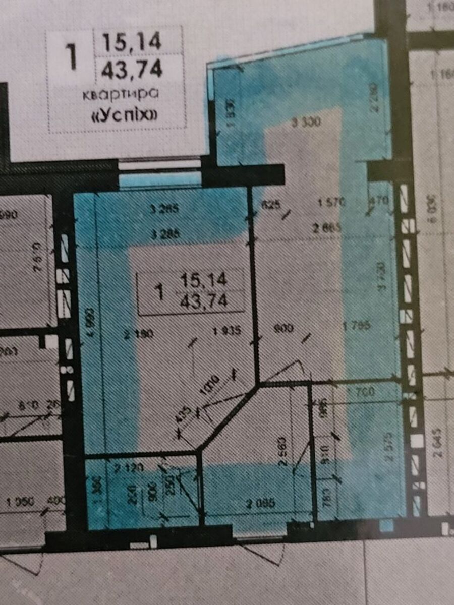 Продаж квартири у новобудові код № 213-027-175 фото 1 Продаж квартири у новобудові код № 213-027-175 фото 1