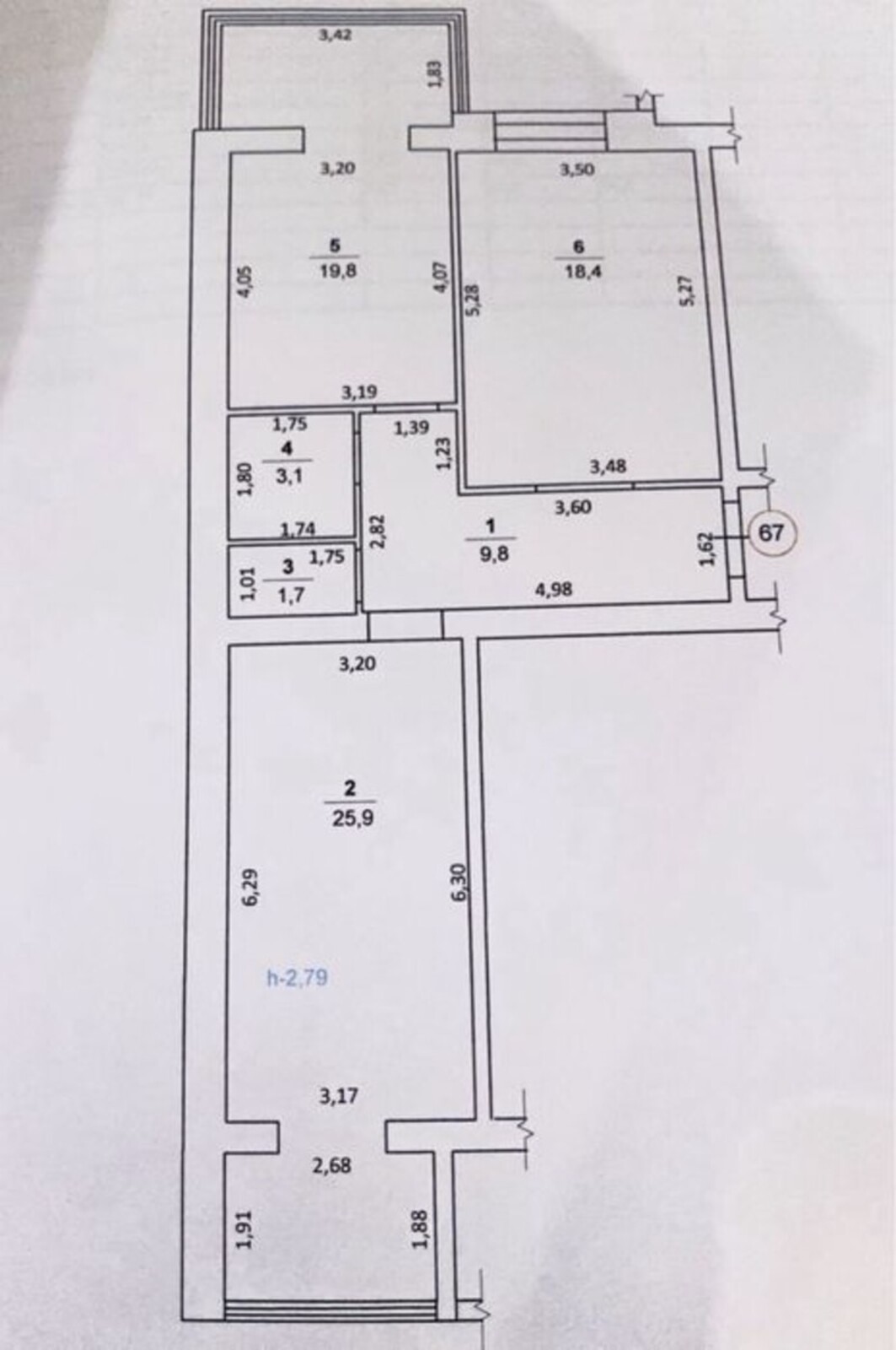 Продаж квартири код № 212-909-562 фото 1 Продаж квартири код № 212-909-562 фото 1