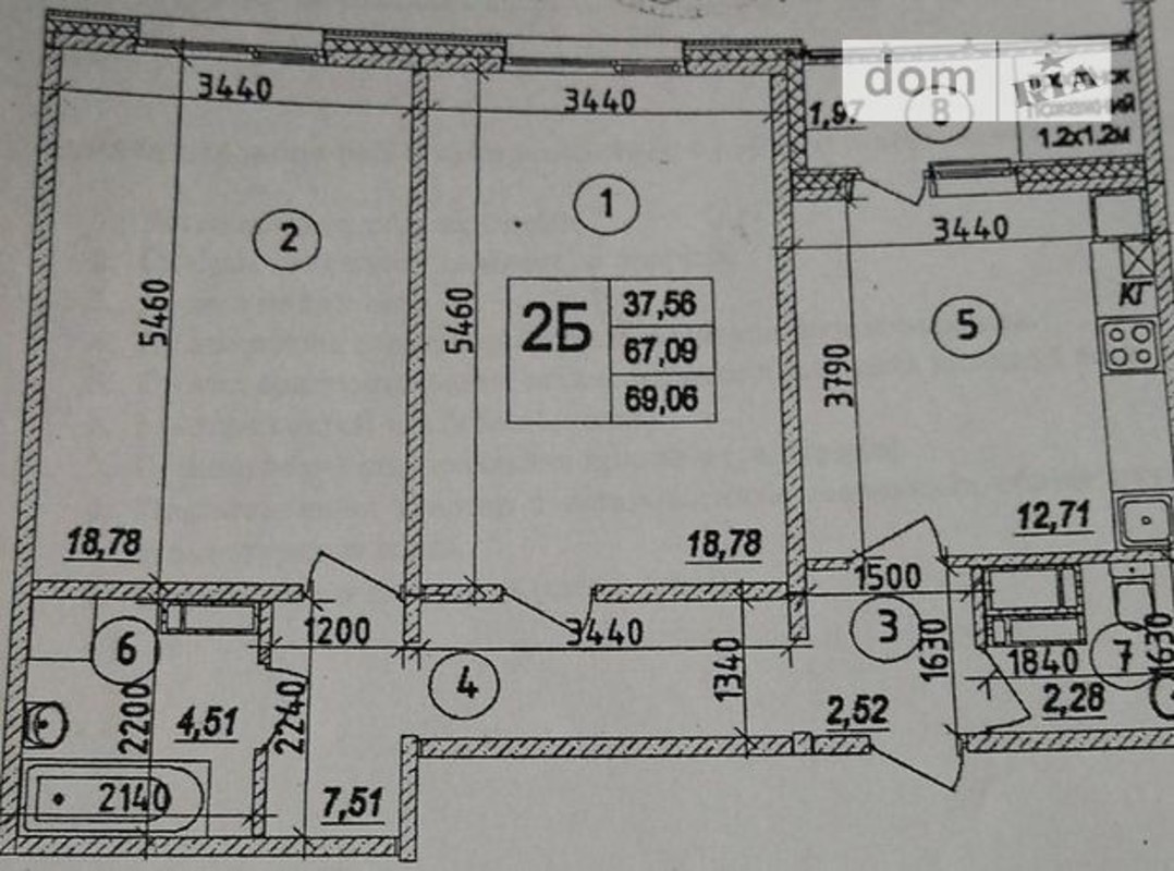 Продам 2-х комнатную квартиру в новом доме № 211516707 фото 1 Продам 2-х комнатную квартиру в новом доме № 211516707 фото 1