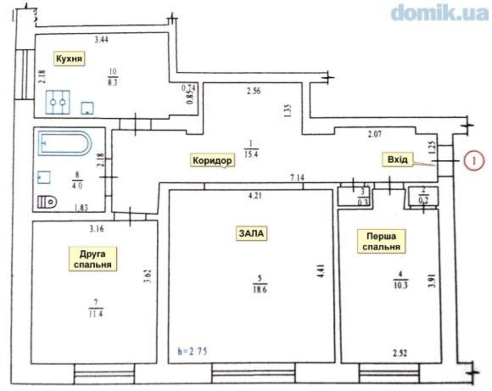 Продажа 3-х комн квартиры в Центре код № 211315696 фото 1 Продажа 3-х комн квартиры в Центре код № 211315696 фото 1