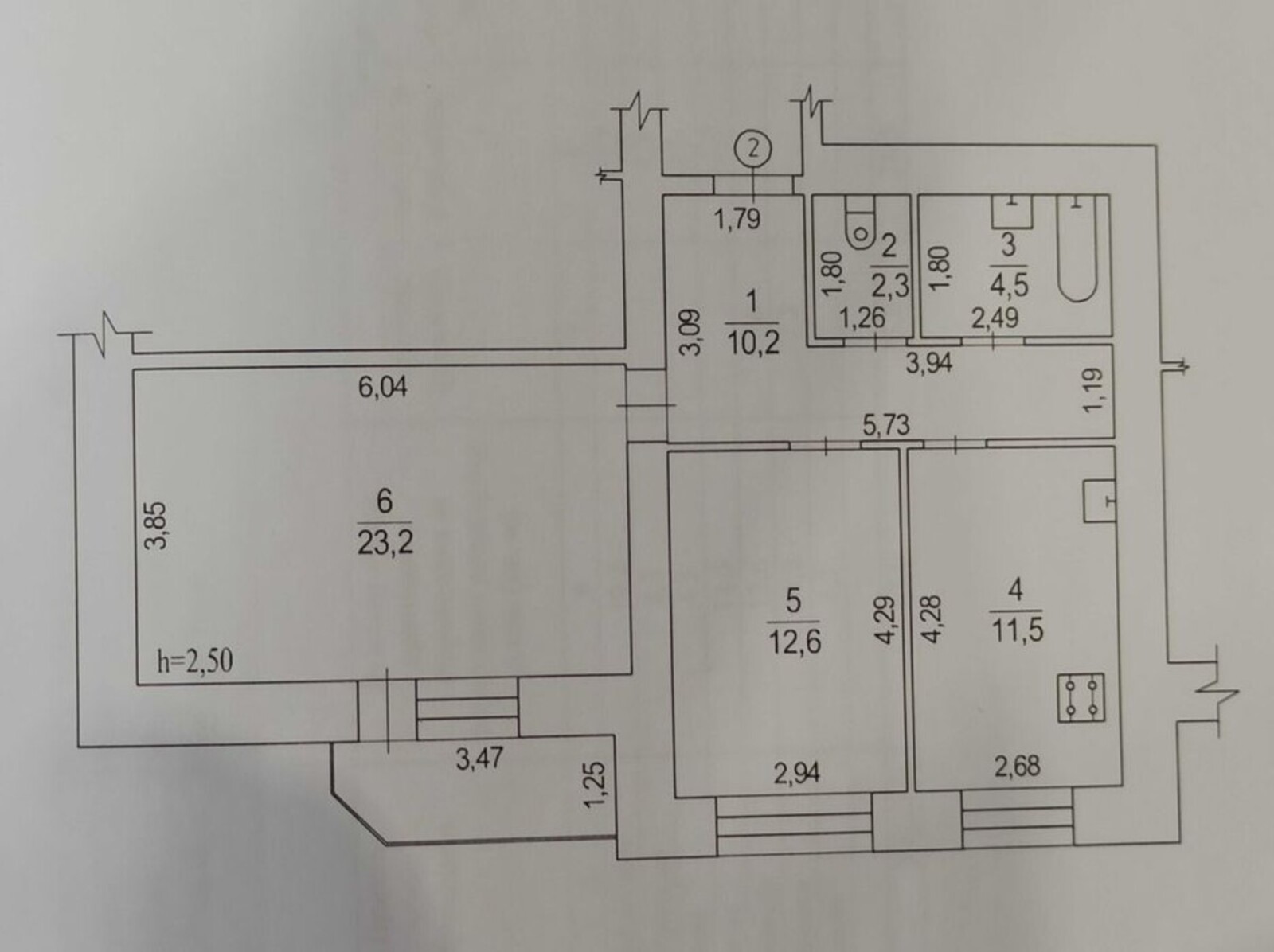 Продажа 2кім. квартири в новобудові код № 213-039-411 фото 1 Продажа 2кім. квартири в новобудові код № 213-039-411 фото 1