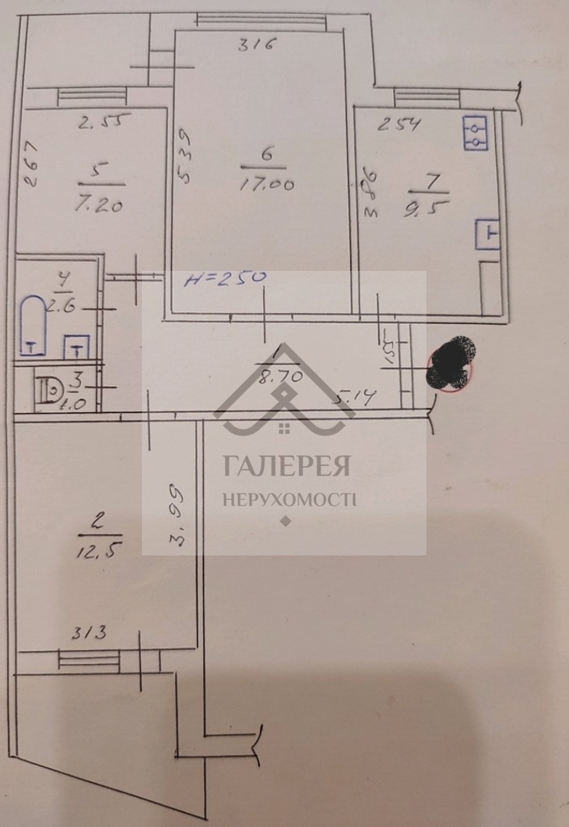 Продаж 3кім. квартири 63 кв. м на Садах 3 фото 1 Продаж 3кім. квартири 63 кв. м на Садах 3 фото 1
