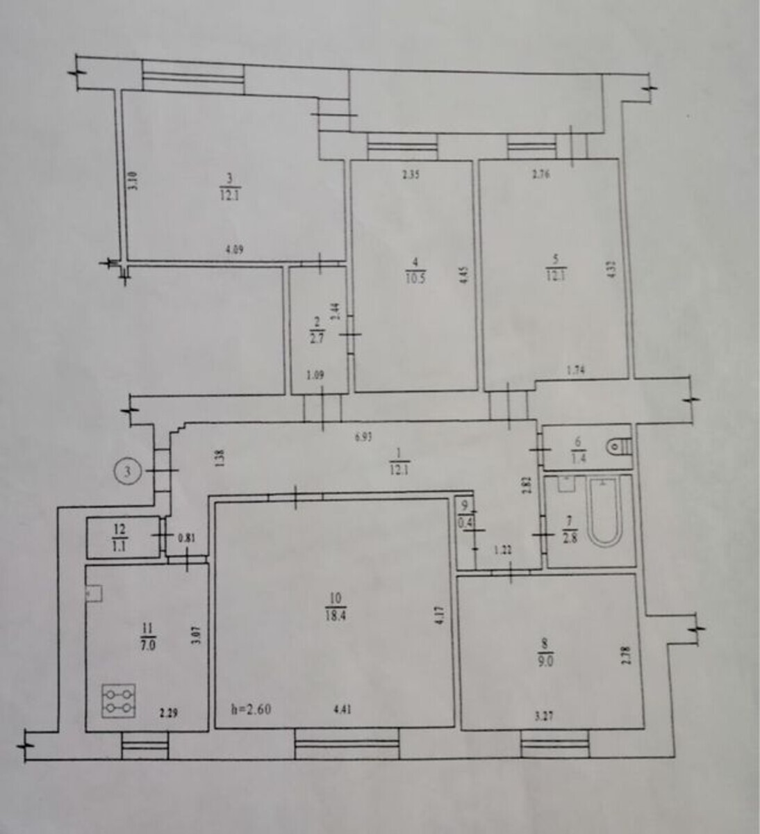 В продаже 5-комнатная квартира №212434730 фото 1 В продаже 5-комнатная квартира №212434730 фото 1
