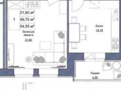 Продаж однокімнатної квартири в новобудові фото 1 Продаж однокімнатної квартири в новобудові фото 1