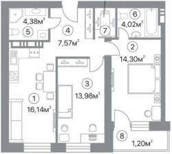 Продаж квартири ЖК Оскар № 213-072-257 фото 5 Продаж квартири ЖК Оскар № 213-072-257 фото 5