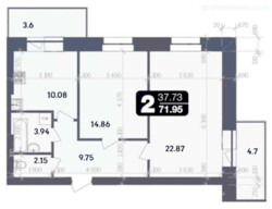 Продаж квартири код № 213-269-890 фото 1 Продаж квартири код № 213-269-890 фото 1