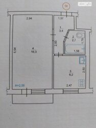 Продаж 1к квартири 29.3 кв. м на вул. Європейській код № 213-317-489 фото 1 Продаж 1к квартири 29.3 кв. м на вул. Європейській код № 213-317-489 фото 1