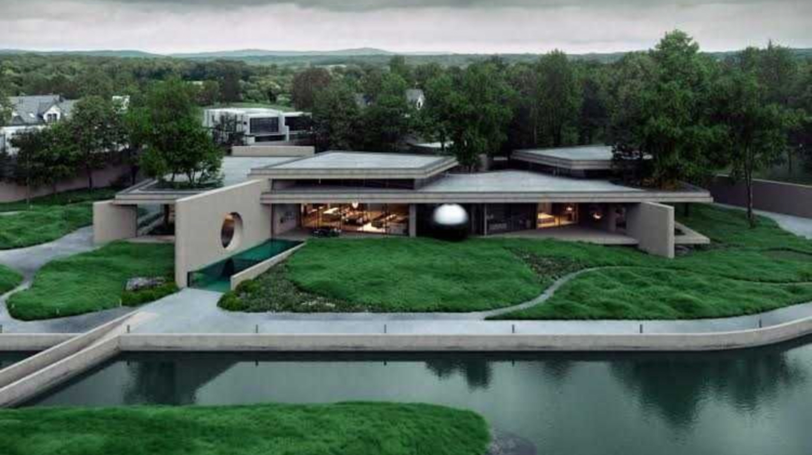 Сучасна резиденція з власним островом фото 1 Сучасна резиденція з власним островом фото 1