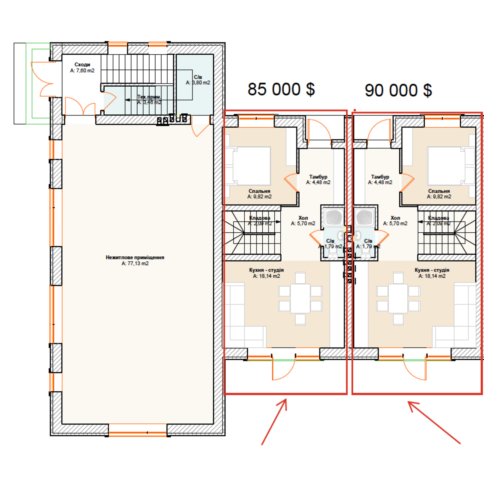Таунхаус в центрі Ірпеня 90 кв м фото 1 Таунхаус в центрі Ірпеня 90 кв м фото 1