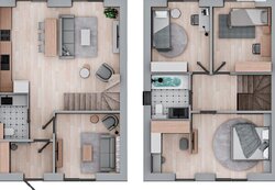 Продаж 2 поверхового дуплекса з ділянкою на 2.5 сотки, 92 кв. м, 4 кімнати, на вул. Садова фото 3 Продаж 2 поверхового дуплекса з ділянкою на 2.5 сотки, 92 кв. м, 4 кімнати, на вул. Садова фото 3