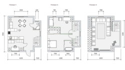 ������ 3 ����������� ��������� � ������� �� 1.5 �����, 135 ��. �, 4 ������, �� 8-� ��. ����������� ���� 2