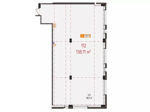 ������ ������������ ��������� �� ���. ������ �����������, 21, ������ 138.11 ��.�. ���� 1