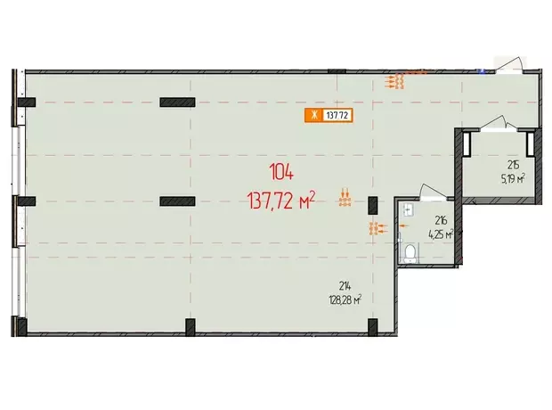 ������ ������������ ��������� �� ���. ������ �����������, 21, ������ 137.72 ��.�. ���� 1