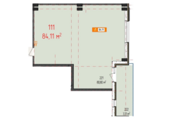 ������ ������������ ��������� �� ���. ������ �����������, 21, ������ 84.11 ��.�. ���� 1