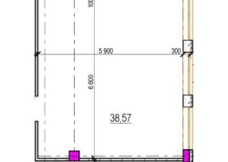 ������ �������� ��������� 38.57 ��.�. �� 2 ������ �� 4-� ����. ������� �������� 1, ������������ ������ ���� 6